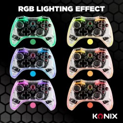 Manette filaire Crystal Konix Switch PC | Accessoire gaming