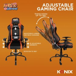 Fauteuil Gaming Naruto Shippuden Konix | Siège Gamer