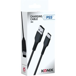 Câble USB A vers USB-C 3m Konix PS5 | Gaming