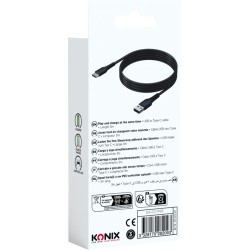 Câble USB A vers USB-C 3m Konix PS5 | Gaming