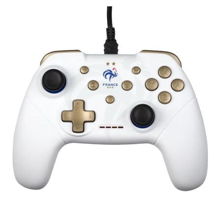 Manette filaire blanche Nintendo Switch PC | Konix