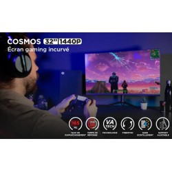 Écran gaming Cosmos 32" Konix - Moniteur gaming haute résolution