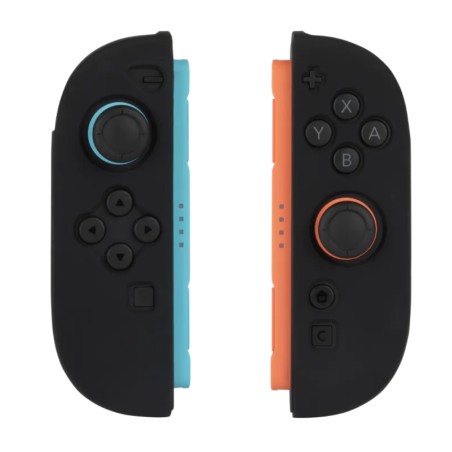 Housse silicone Joy-Con Switch 2 Konix noir protection