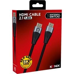 Câble HDMI 2.1 Konix Nintendo Switch 2 | Haute vitesse
