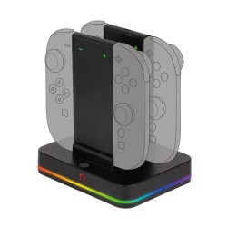Station recharge Joy-cons RGB Konix Switch 2 | Accessoires