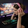 Casque gaming filaire Nexus rose PS5 | Konix