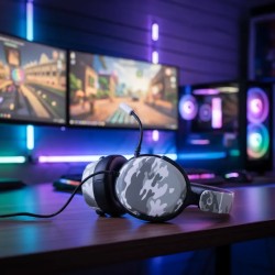 Casque Gaming Filaire Nexus Camo Konix PS5