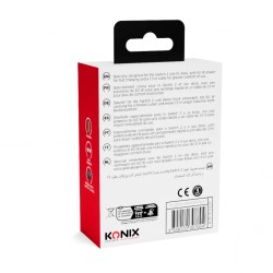 Chargeur USB-C 60W Konix Switch - 1.5m rapide