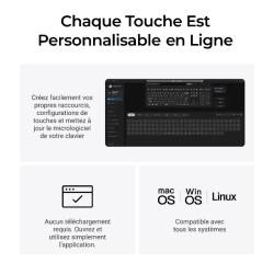 Clavier Mécanique Keychron Q6 Ultra 8K Gaming Noir