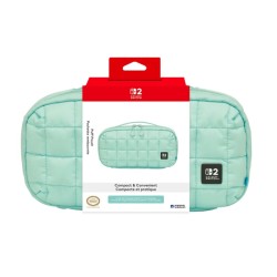 Housse rembourée Hori Switch 2 verte - Protection