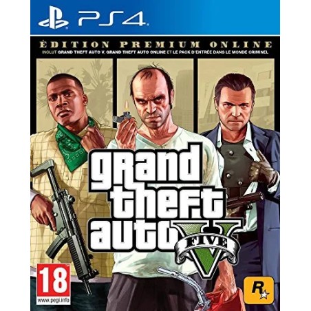 Grand Theft Auto V Edition Premium PS4 | Jeu d'action