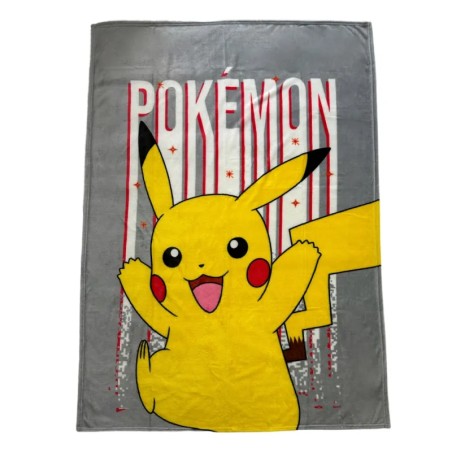 Plaid Coral Pikachu 130x180cm | Couverture Lyo