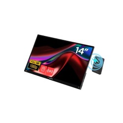 Moniteur portable 14" FHD tactile Verbatim + Power Bank