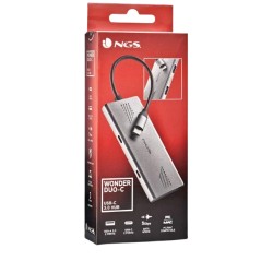 Hub USB-C 4 en 1 NGS WonderDuo | Accessoire PC