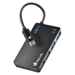 Hub USB-C 4 en 1 NGS WonderDuo | Accessoire PC
