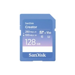 Carte SD SanDisk Creator UHS-II 128GB | 280MB/s V60