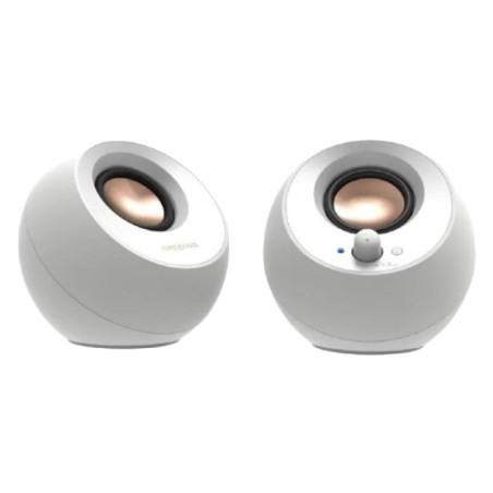 Enceintes Creative Pebble V3 White | Haut-parleurs PC