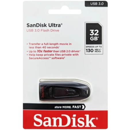 Clé USB SanDisk Ultra 32Go USB 3.0 | Stockage portable