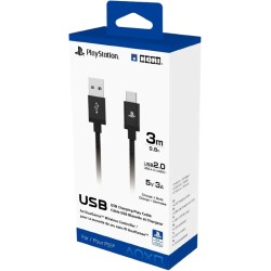 Câble Charge DualSense PS5 HORI Officiel | Livraison