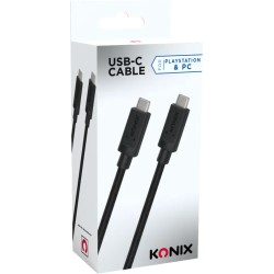 Câble USB Type C 3M Konix PS5 | Charge rapide