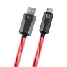 Câble USB-C rouge Konix 1,2m PS5 | Charge rapide