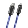 Câble LED Bleu USB A USB C Konix PS5 | Accessoire