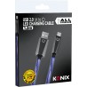 Câble LED Bleu USB A USB C Konix PS5 | Accessoire