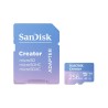 MicroSD 256GB SanDisk Creator UHS 190/130MB/s