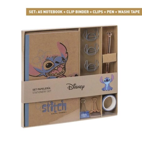 Set Papeterie Stitch Cerda | Accessoires école