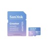 Carte MicroSD 512GB SanDisk Creator UHS - 190MB/s