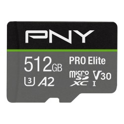 Carte Micro SD Pro Elite 512GB PNY | Stockage rapide