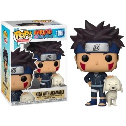 Funko POP Naruto Kiba Akamaru | Figurine Officielle