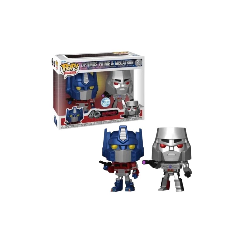 Funko POP Transformers Optimus Prime Megatron 2-Pack