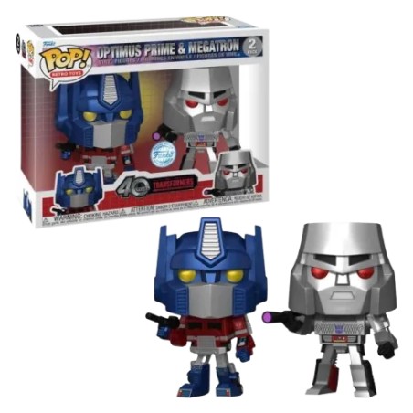 Funko POP Transformers Optimus Prime Megatron 2-Pack