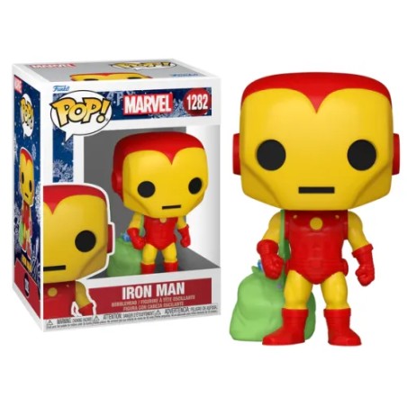 Funko POP Iron-Man Noël Marvel | Figurine Collector