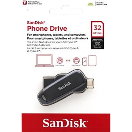 Clé USB 32Go SanDisk USB 3.2 Gen 1 USB-C