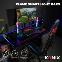 Lampe Connectée Flame Drakkar Konix | LED RGB