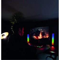 Lampe Connectée Flame Drakkar Konix | LED RGB