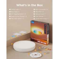 Govee H60A6 Éclairage LED Sol Smart Wi-Fi Bluetooth 72W