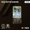 Sleeves TCG Teal Matte 100 pcs Konix | Protection Cartes
