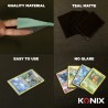 Sleeves TCG Teal Matte 100 pcs Konix | Protection Cartes