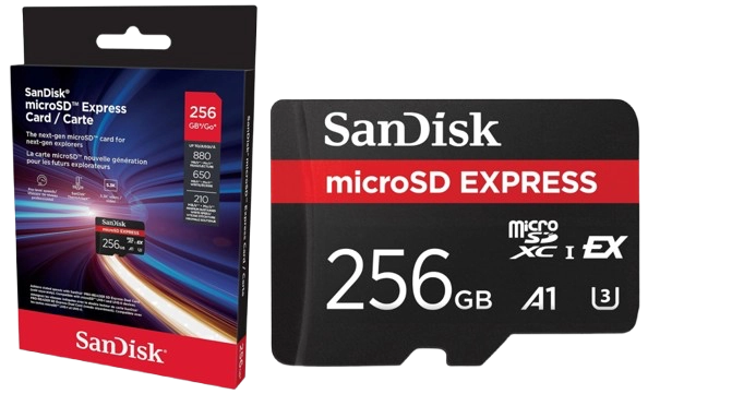 SANDISK CARTE MICRO SD EXPRESS 256GB