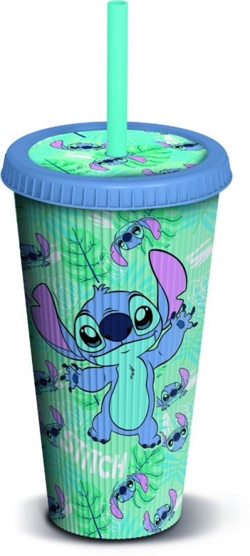 TUMBLER AVEC PAILLE STITCH 790ML