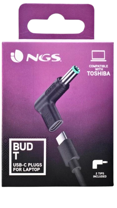 NGS EMBOUT DE CHARGE USBC VERS 2 PC TOSHIBA