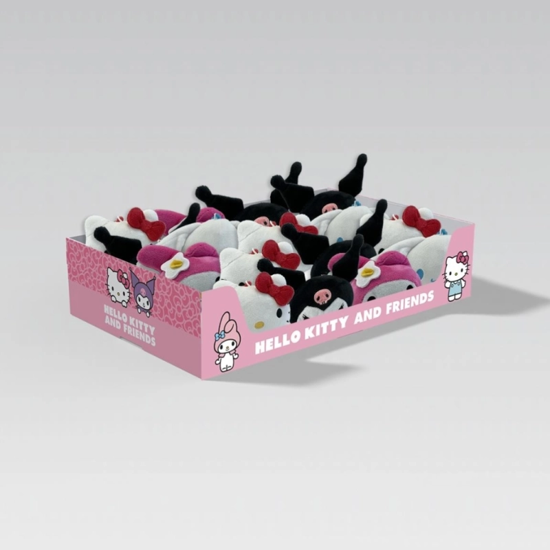 DISPLAY BAG CLIP 16 PIÈCES HELLO KITTY