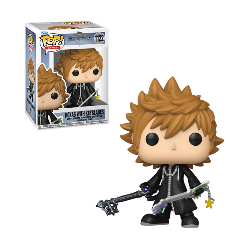 POP KINGDOM HEARTS - ROXAS AVEC KEYBLADES