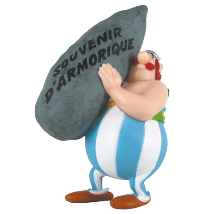 FIGURINE PVC - OBELIX MENHIR MESSAGE