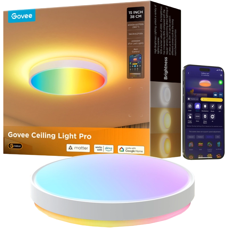 Govee H60A6 Smart floor lighting Wi-Fi/Bluetooth 72 W