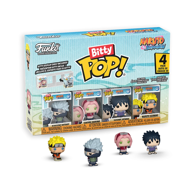 BITTY POP NARUTO - TEAM 7 /CHASE (4 PCES)