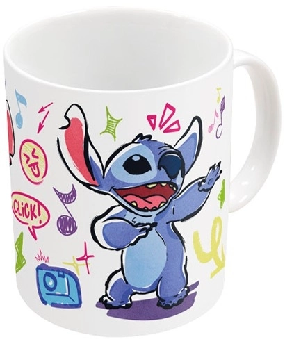 MUG CERAMIQUE STITCH CHALK CLICK 325ML